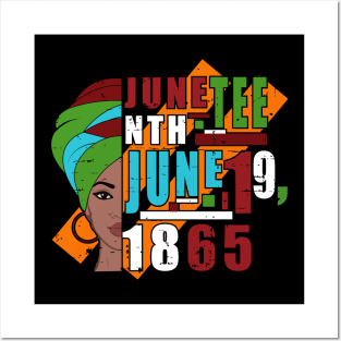 Juneteenth, June 19th, 1865, Black History Posters and Art